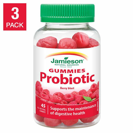 Jamieson Probiotic Gummies -  益生菌軟糖 - 3 x 45 軟糖